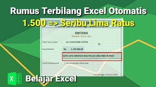 Rumus Terbilang di Excel  Rupiah Otomatis