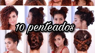 10 PENTEADOS PARA CABELOS MÉDIOS/CURTOS CACHEADOS | Camilla Santana