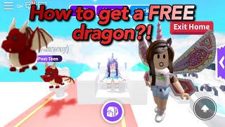 how to get a FREE dragon in Roblox adopt me