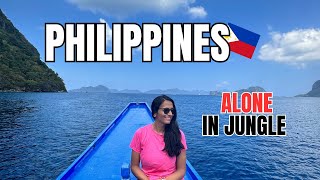 El Nido - Travel Philippines from India Hindi Vlog,  Lio Beach, Trek in Jungle , La Cabanas Beach