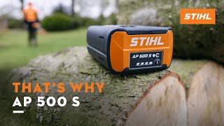 STIHL AP 500 S battery | That's why