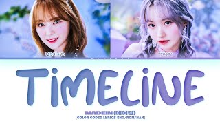 MADEIN (MASHIRO, YESEO) TIMELINE Lyrics (Color Coded Lyrics)