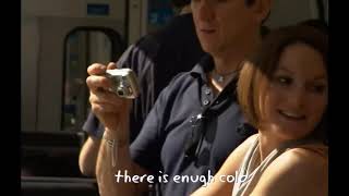 Enjoying the nature by the train's trip in this video