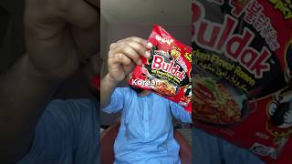 i Tasted Buldak Noodles for the First Time😱#shorts