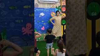 Day 1 summer camp at Kinder Joy Play school #zumba session #ytshorts