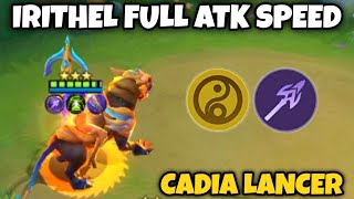 SPLASH DAMAGE + ATTACK SPEED !! IRITHEL CADIA LANCER !! MAGIC CHESS MOBILE LEGENDS