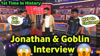 Jonathan and Goblin Interview In BGMS Nodwin Lan Event 🔥| SOUL GODLIKE