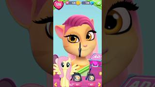 My little pony Fluttershy My Talking Angela 2 #cosplay#shortsvideo#mytalkingangela2#shorts