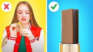 HOW TO SNEAK CANDIES AND FOOD ANYWHERE || Awkward Situations And Relatable Facts By 123 GO!LIVE