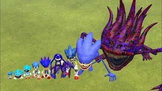 EVOLUTION OF NEW CURSED SONIC TAPES INNYUME SMILEY’S FAMILY in Garry’s Mod??