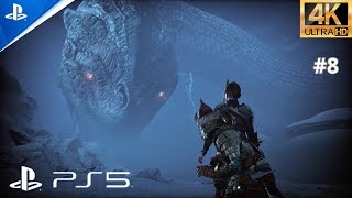 God of War Ragnarok - Parte 8: Encontrando com Jormungandr e Freya Ps5(4k-60Fps)