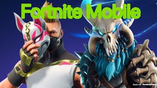 Playing Fortnite on MOBILE! - Mobile live stream