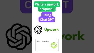 How to write upwork proposal using ChatGPT | #shorts