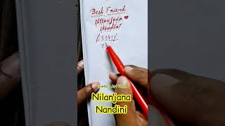 Best friend Love percentage calculation | Nilanjana ❤️ Nandini #shorts #love #trending #viral#couple