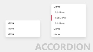 How to make Accordion Menu Using Html Css | Accordion Design