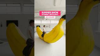 🍌 Art #Student Jack Discusses His Giant Banana Sculpture and the Deep Hidden Meaning 🍌 #ArtShorts