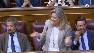 Macarena Montesinos en el Congreso de los Diputados sobre el incidente del tren de Bejís.