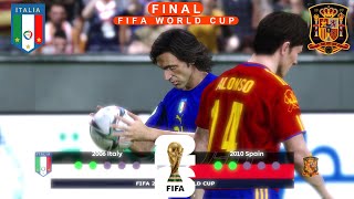 Italia 2006 Vs Spagna 2010 • Final FIFA World CUP • PES 2021