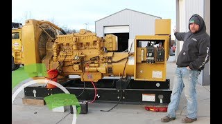 Green Industrial - 1997 400 KW CATERPILLAR 3406 DIESEL GENERATOR 480 VOLTS 587 HP 590 HOURS USED