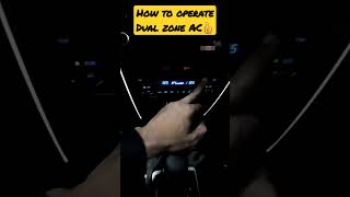 😊How to operate dual zone AC in Fortuner 😊 #toyota #wheelsofindia #fortuner #fortunerlover