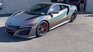 Acura NSX with 3M Psychedelic Wrap