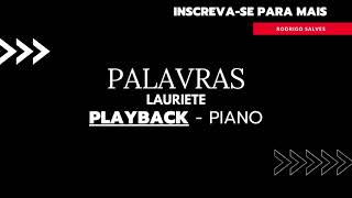 Palavras - Playback (Piano)