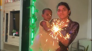 #vlog మా ఇంటి దీపాల పండుగ 🪔🎇2023 || Lights తో ,పటాకులు #diwali @sirisayyadvlogs