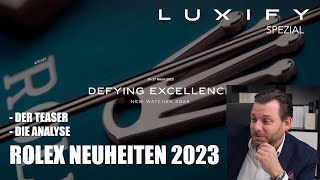 Rolex Neuheiten 2023 – der Teaser – die Analyse. Submariner, GMT-Master, Daytona und mehr. Luxify.