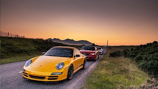 NC500 Charity drive - Porsche 911, Audi A5 and Audi R8 - Teaser