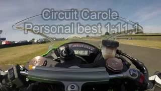 2012 Kawasaki Ninja ZX10R  My best lap at Circuit Carole Paris 13 08 2016 trackdays.be