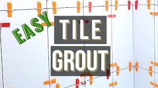 How to GROUT Shower Tiles