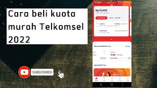 Cara beli kuota murah Telkomsel 2022