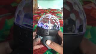 Bluetooth speaker with disco light #shorts