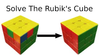 How To Solve A Rubik's Cube [PLL] (Beginner's Method)