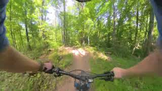 Smashing Shoulder Into Tree On Whites Wheel - Meeks Mountain Trails