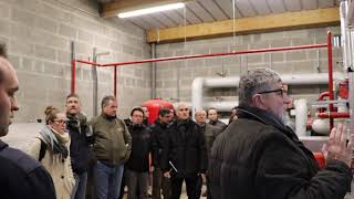 Visite de la Centrale Solaire Thermique et la Chaufferie bois de Châteaubriant