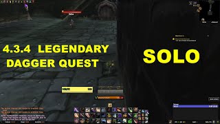 WOW 4.3.4 Legendary Dagger Quest Blood of the Betrayer, Solo by Lunamaria Combat Rogue - Apollo 2