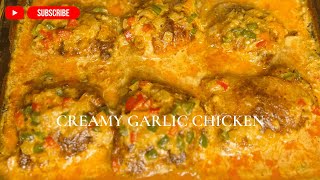 NO BEST WAY TO COOK YOUR CREAMY GARLIC CHICKEN | HEALTHY COOKING | CHICKEN RECIPE