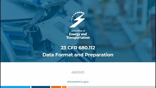 EV-ChART Data Format and Preparation Guidance