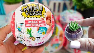 Unboxing and Making Aloe Vera MiniVerse Lifestyle Wave 2 Adult Collection