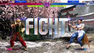 Ken vs Chun Li Street Fighter 6 beta