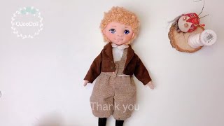 TUTORIAL 25cm Doll dress / sewing doll / School Boy