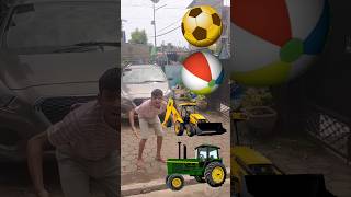 Gift 🎁 Tractor, Jcb, roller & toto #viralshort #viralvideo #vfx #funny #youtubeshorts