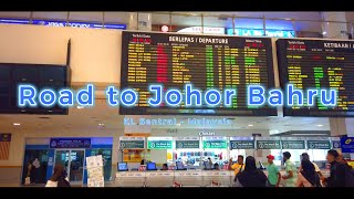 Review Perjalanan dari KL Sentral ke Johor Bahru dengan Bis - Kuala Lumpur Malaysia