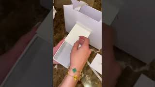 LULWA JEWELRY Unboxing luxury Bracelet with an Arabian Letter #Lulwa #jewelry #bracelet #luxury