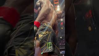 ￼ KAMARU USMAN walk of Shame after being KO #ufc #shorts