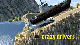 🔴[LIVE] #028 Horrible Journey Carrying Overflowing Passengers Bus Driver Skills Dangerous Roads