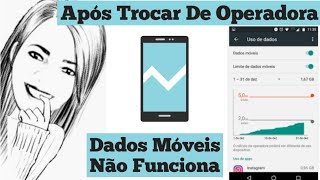 CELULAR NÃO CONECTA DADOS MÓVEIS DEPOIS QUE MUDOU DE OPERADORA #short