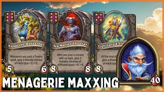 MENAGERIE MAXXING - MILLHOUSE [Hearthstone Battlegrounds]