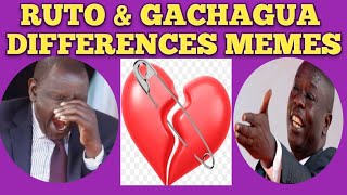 RUTO vs GACHAGUA DIFFERENCES POLITICAL FUNNY MEMES #trending #viral